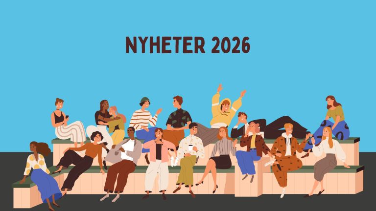 Glada medarbetare från Kurera Omsorg som tillsammans symboliserar gemenskap, trygghet och engagemang.