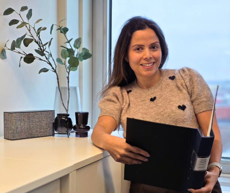 Maria, ny ekonomiassistent på Kurera Omsorg